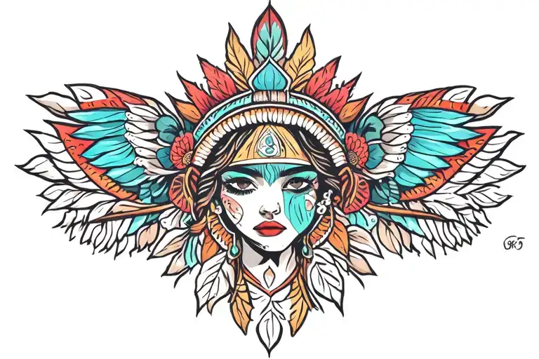Choctaw tattoo design idea