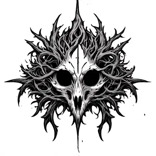 yggdrasil road visor Rune design tattoo design idea