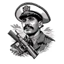 South African in America that joined the Navy as a Corpsman tattoo design idea