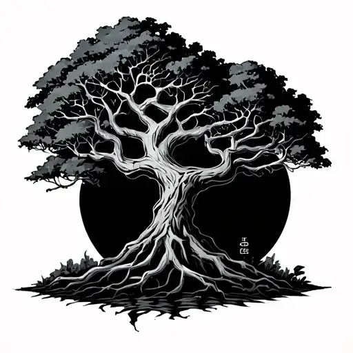 "Galatians 1:10" poison tree growing tattoo design idea