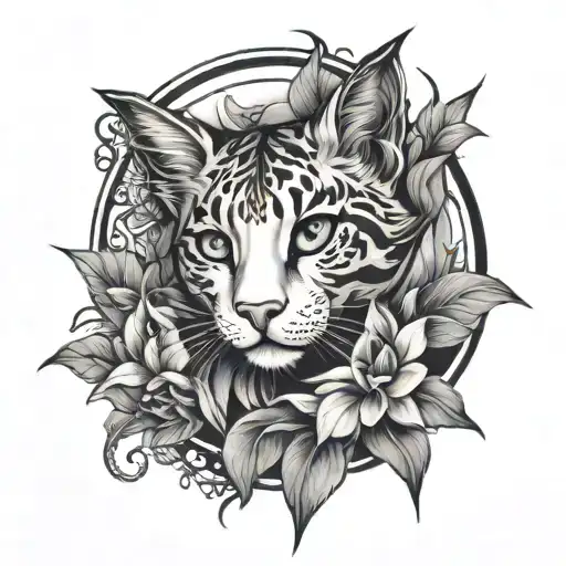 Cataleya tattoo design idea