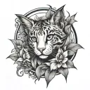 Cataleya tattoo design idea