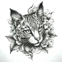 Cataleya tattoo design idea