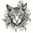 Cataleya tattoo design idea