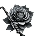 Clarinet tattoo design idea