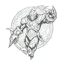 Dota 2 hero tattoo design idea