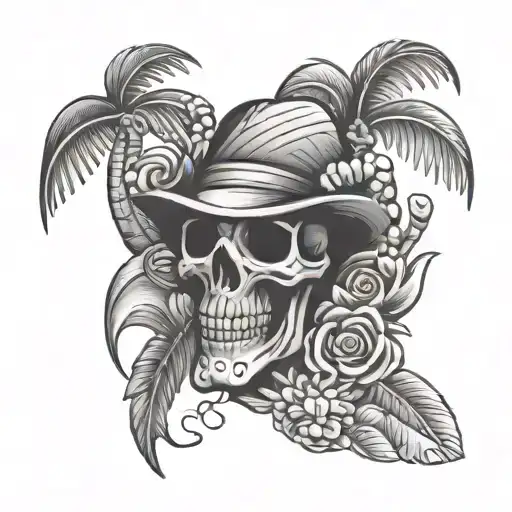alcoholic anonymous in hawaii tattoo design idea