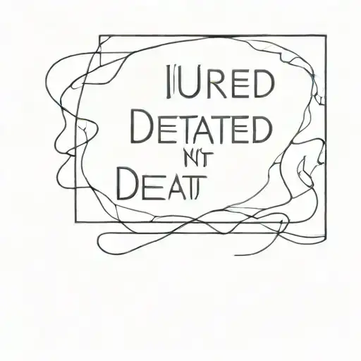 Injured, not defeated tattoo design idea