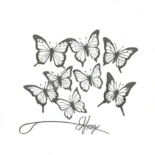 "ENJOY" Vertical,  "the butterflies", "being naive", "the nerves", "the pressure, alll horizontal  tattoo design idea