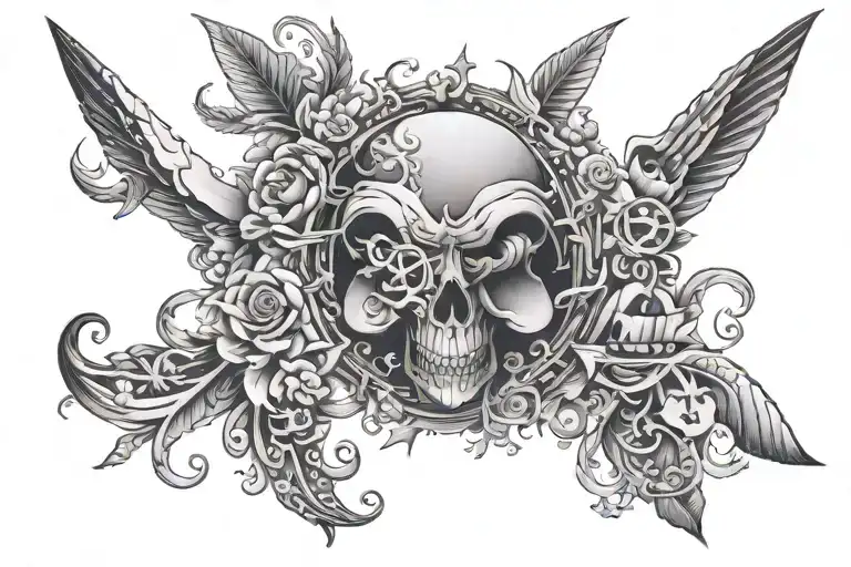 II•XIV•MCMXCVIII tattoo design idea