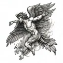 icarus tattoo design idea