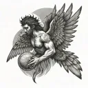 icarus tattoo design idea
