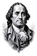 Benjamin Franklin tattoo design idea