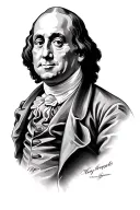 Benjamin Franklin tattoo design idea
