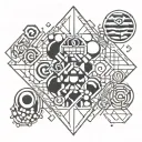 3 x M&M Candy tattoo design idea