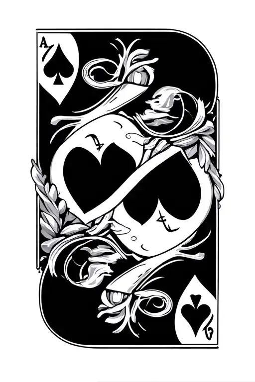 cuckold spades bbc tattoo design idea