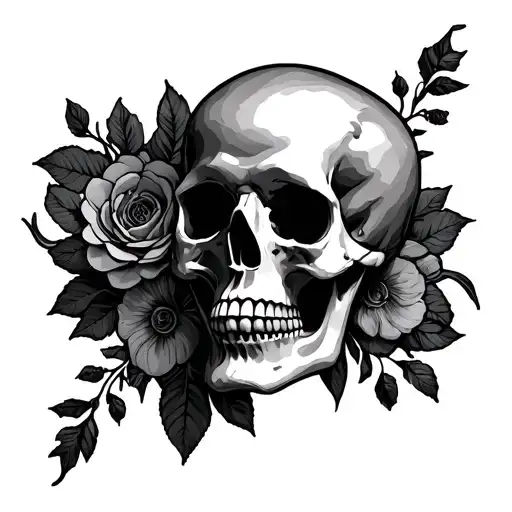 Memento Mori tattoo design idea