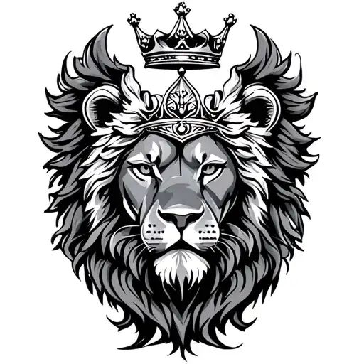 lion crown prince logo tattoo tattoo design idea