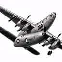 Lancaster Bomber tattoo design idea