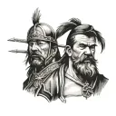 Cossack tattoo design idea