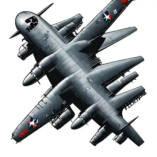 B2 Bomber tattoo design idea