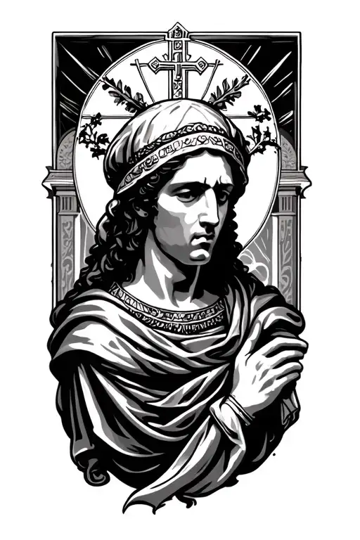 Roman and Catholic tattoo tattoo design idea