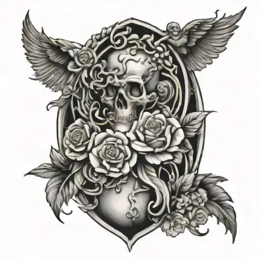 Work overcomes all odds. tattoo design idea