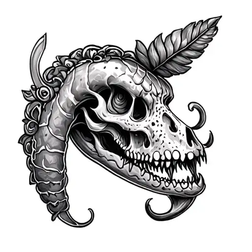 Cornicello tattoo design idea