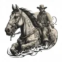 Red Dead Redemption tattoo design idea