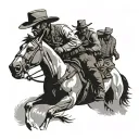 Red Dead Redemption tattoo design idea