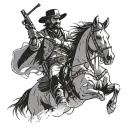 Red Dead Redemption tattoo design idea