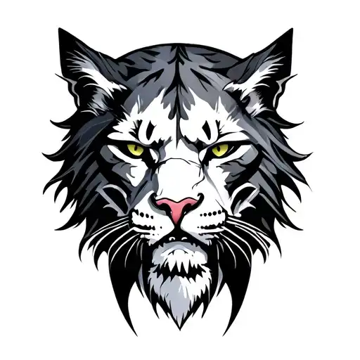 pantera tattoo design idea