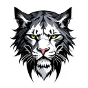 pantera tattoo design idea