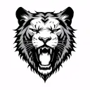 pantera tattoo design idea