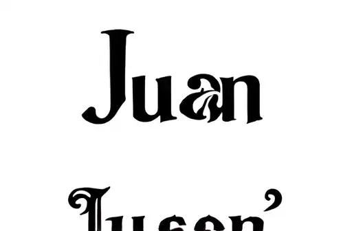 "Juan " tattoo design idea