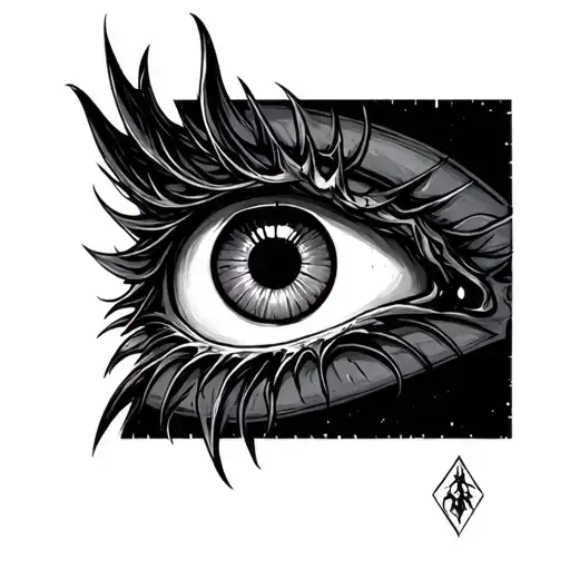 Eye Of Sauron tattoo design idea