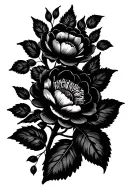 march, october, august,September, July, December,June, January, April, birth flowers vine tattoo design idea