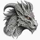 skyrim daedra tattoo design idea