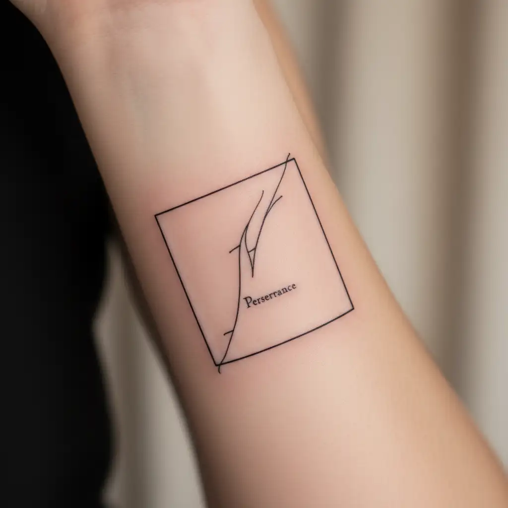 Perseverance tattoo design idea