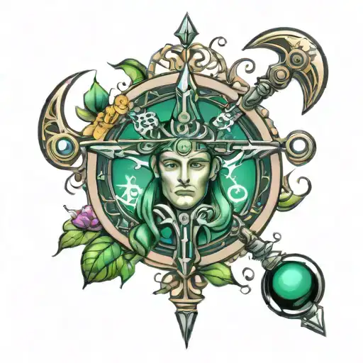 Rohan, Libra zodiac sign tattoo design idea