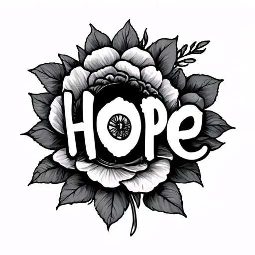 Hope tattoo design idea