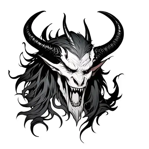 KDH Demon Pattern Jinu tattoo design idea