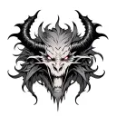 KDH Demon Pattern Jinu tattoo design idea