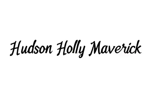 "Hudson Holly Maverick" tattoo design idea