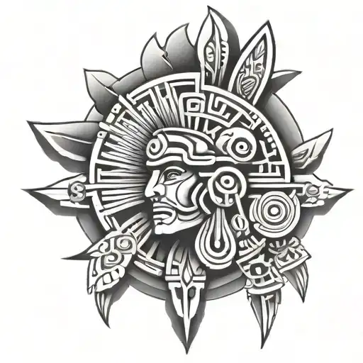 aztec tattoo design inspired tattoo design idea