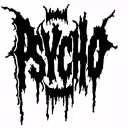"PSYCHO" "PSYCHO" word tattoo design idea