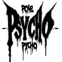 "PSYCHO" "PSYCHO" word tattoo design idea