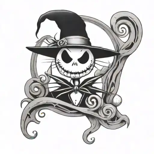 Nightmare Before Christmas tattoo design idea