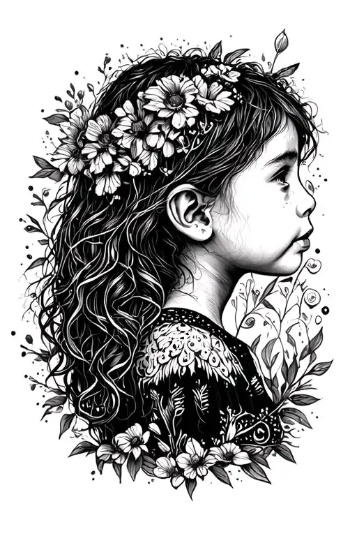 Meaningful childhood dv survivor tattoo design idea