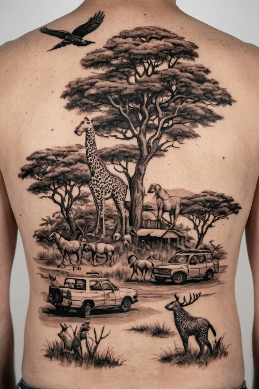 428+ Safari Tattoo Ideas in 2026 - BlackInk AI